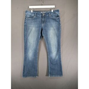 Wrangler Womens Mid Rise Boot Cut Jeans Blue 09MWZDO 15x30